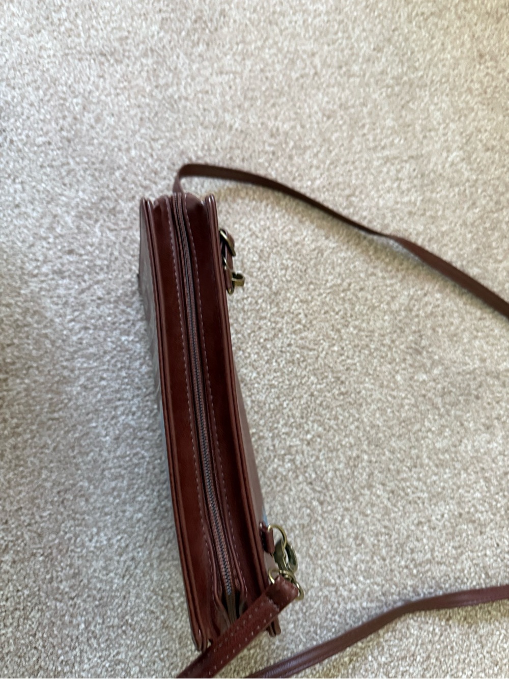 Handbook for the Recently Deceased Crossbody Bag - Brown - Picture 4 of 6